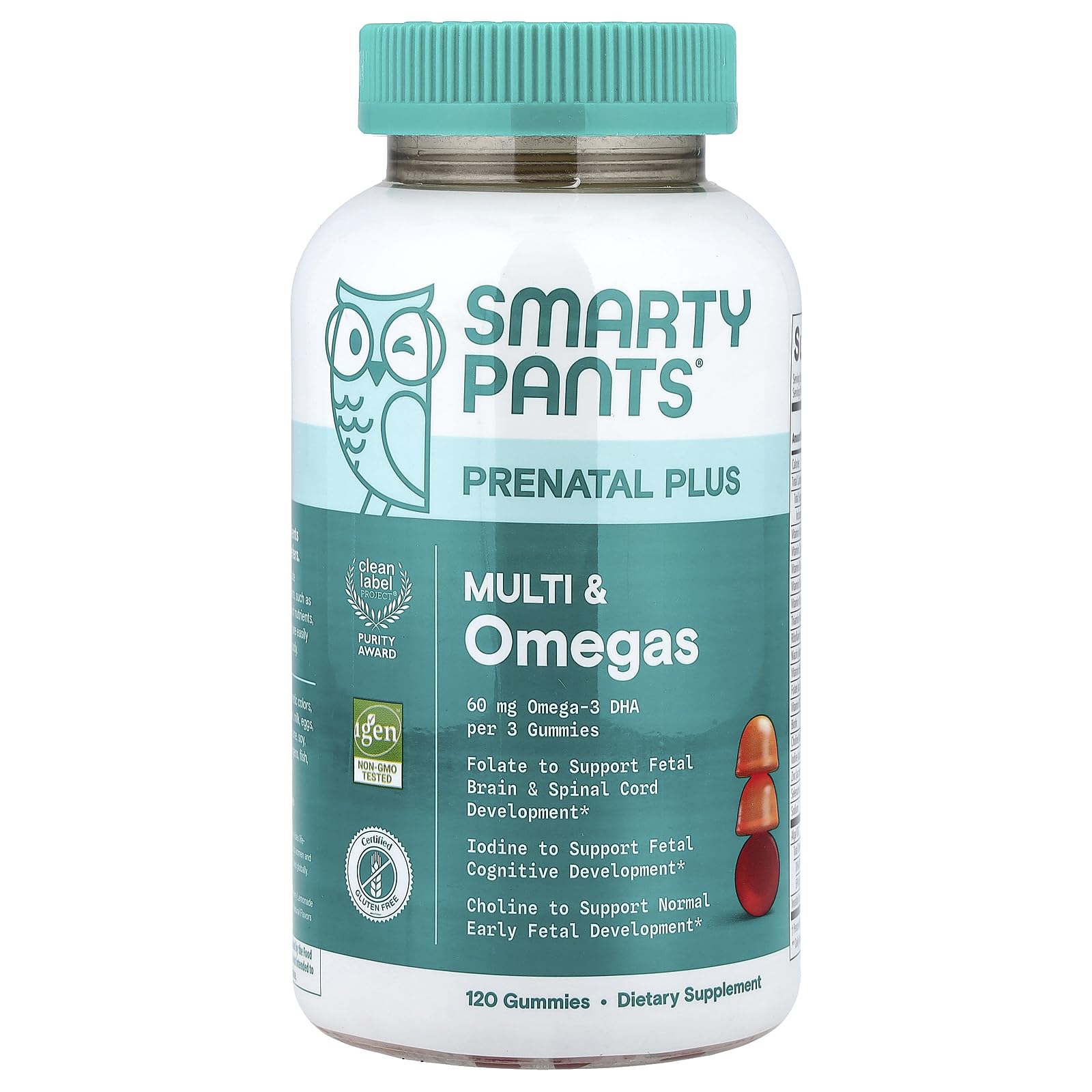 SmartyPants Prenatal Multivitamin Gummies, Vitamin D & C, Omega 3, 90 Ct — Amazon image 10