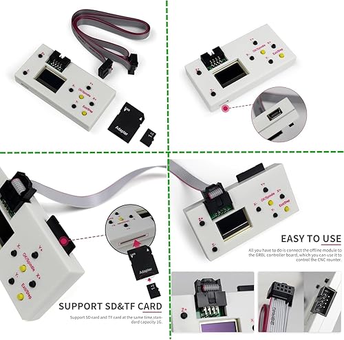 Vista 14 de CNCTOPBAOS CNC 3018-PRO Kit de enrutador de madera 3 ejes USB DIY mini grabador fresado máquina de grabado cortador plástico acrílico PCB PVC