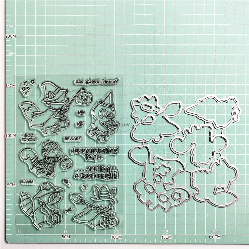Tampons Silicone Pour Machines De Découpe DzIxY Tampons Transparents Lettres Fleur + Matrices Découpe Métal - Scrapbooking Et Cartes
