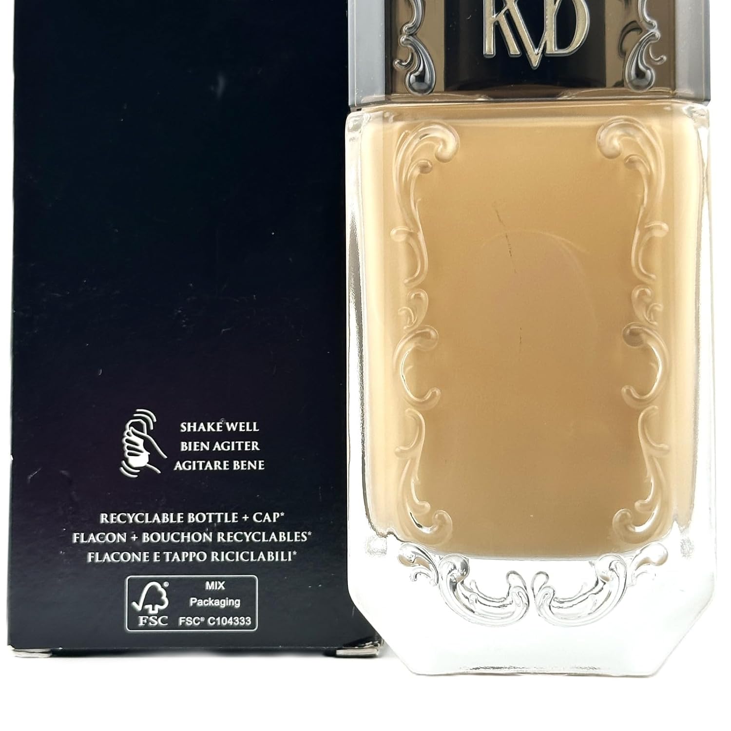 KVD Beauty Good Apple Non-Comedogenic Full-Coverage Serum Foundation Medium 048 - Image 5