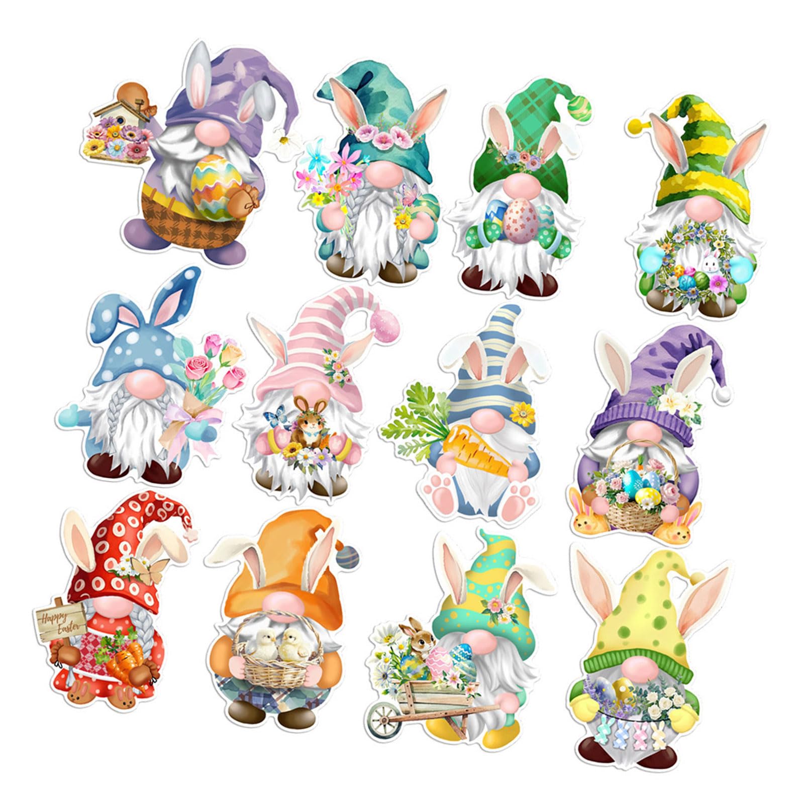 carotoe Colorful Spring Theme Fridge Sticker Refrigerators Sticker for Long Last Use Colorful PVC Magnets Decors Kitchen Decors