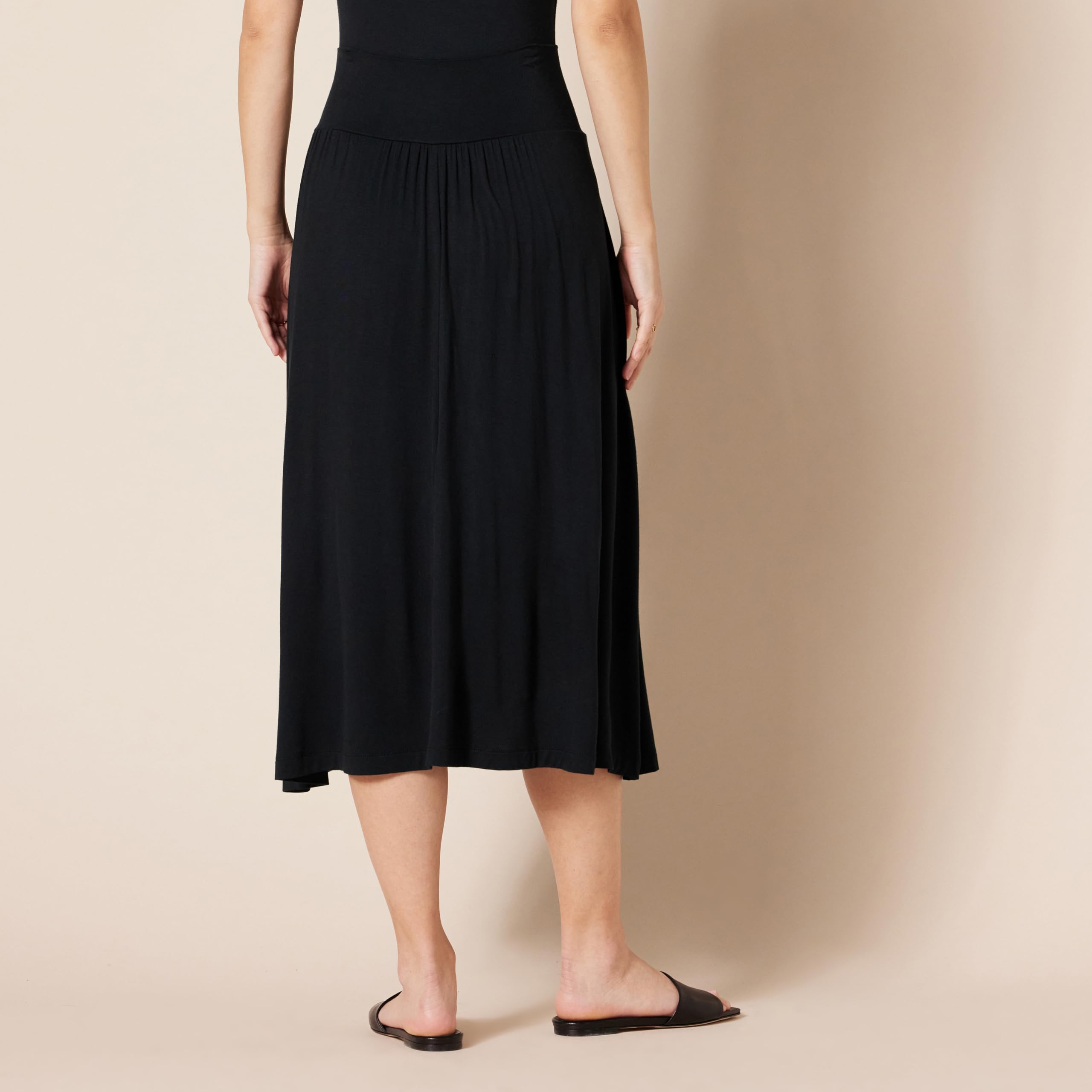 Amazon Essentials Mujer Falda Midi de Punto con Tirantes