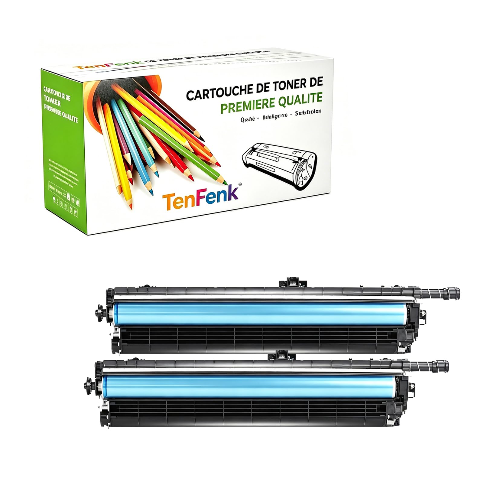Compatibile Sostituzione Unità Del Tamburo Per Lexmark CS963 77L0ZK0 Da Utilizzare Con Lexmark CS963E CX833DE CX950SE CX952SE CX962SE MX953SE Stampante,(Nero- 150000 Pagine),2 pack