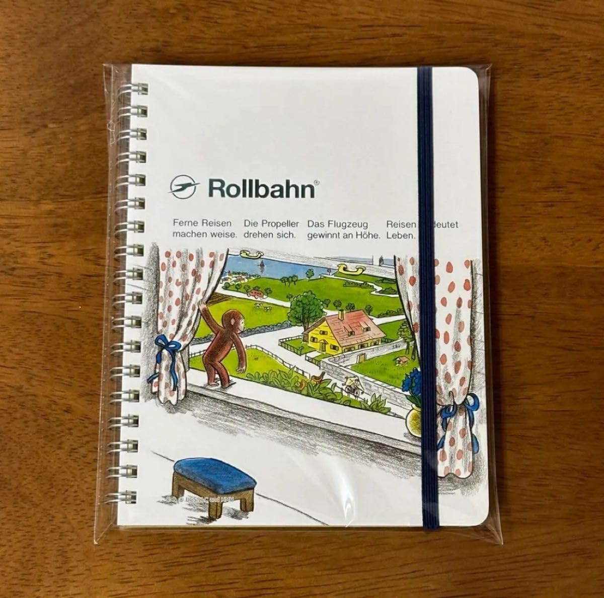 新品！未使用！Rollbahn おさるのジョージ ロルバーン 限定 おさるのジョージ ロフト ノート Rollbahn L