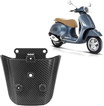 Motorcycle Rear Mudguard for Vespa GTS 300, Rear Wheel Splash Proof Guard, ABS Material Mud Flap with Enhanced Appearance, Replacement Tire Hugger for Improved Riding Experience (Water Transfer