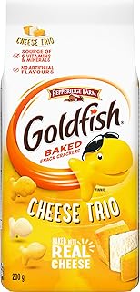 Goldfish Cheese Trio Crackers, 200 Grams