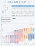 IUGA Leggings pour les femmes Pantalons de yoga Femmes avec des poches Haute taille Legging d'entraînement pour les dames contrôle tummy