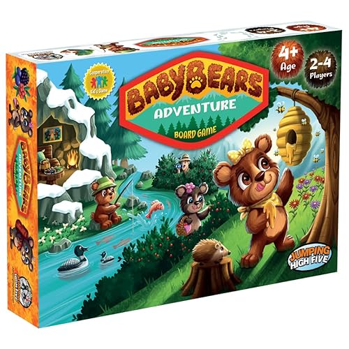 Baby Bears Adventure Cooperative Board Game for Kids Ages 4+