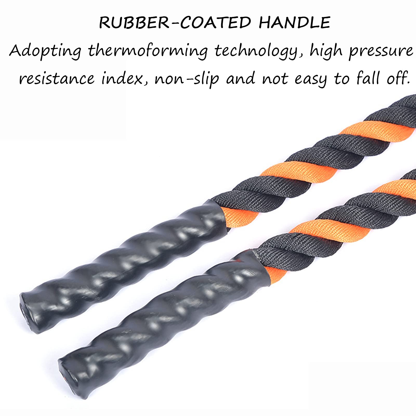 Battle Rope, Turnseil mit Ankerset, Power-Muskel-Krafttrainingsseil, Welligkeitsseile für Cardio-Training, Sport Fitness Bootcamp (Size : 15m)