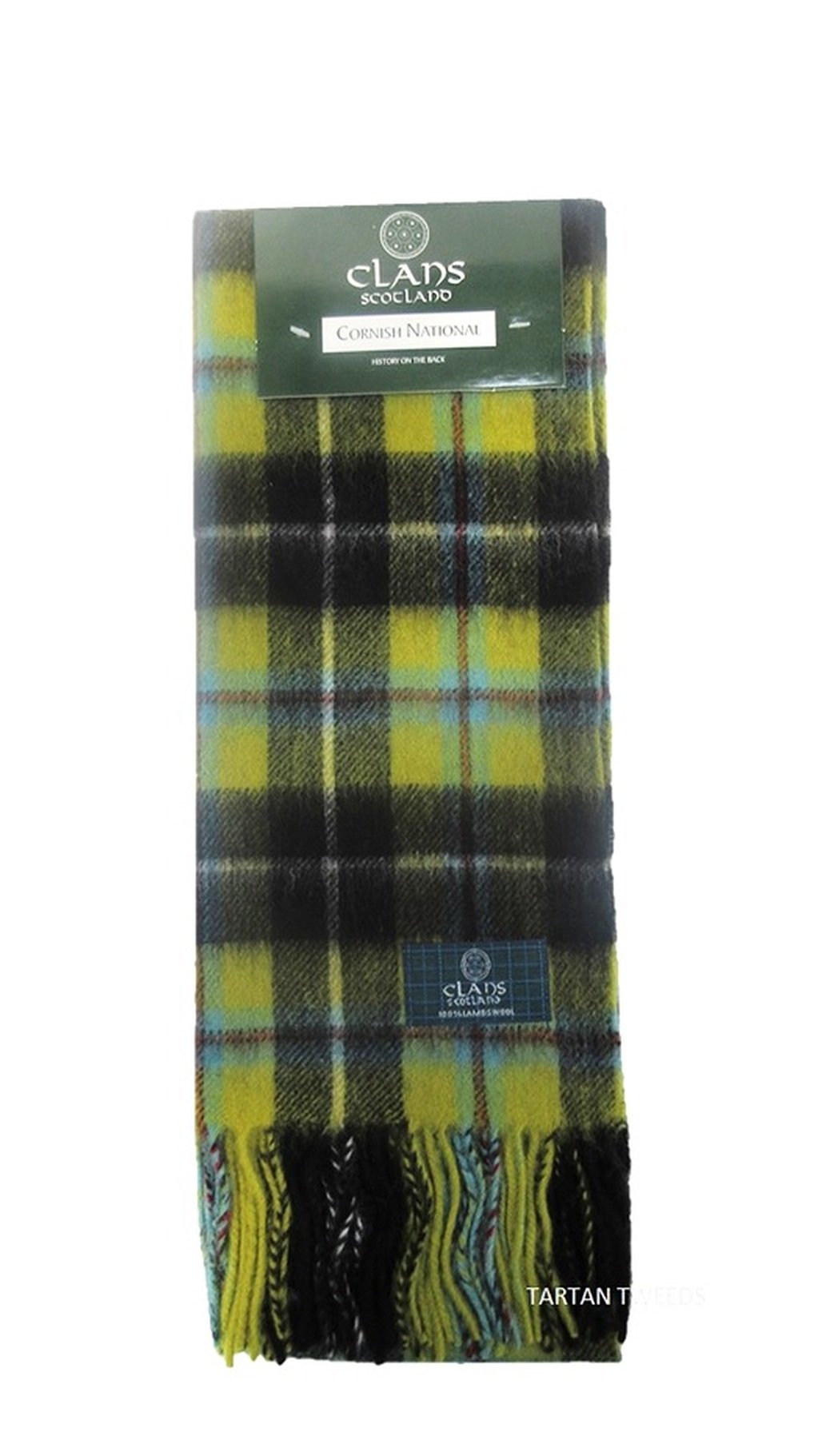 Tartan Tweeds Unisex Cornish National Clans Of Scotland