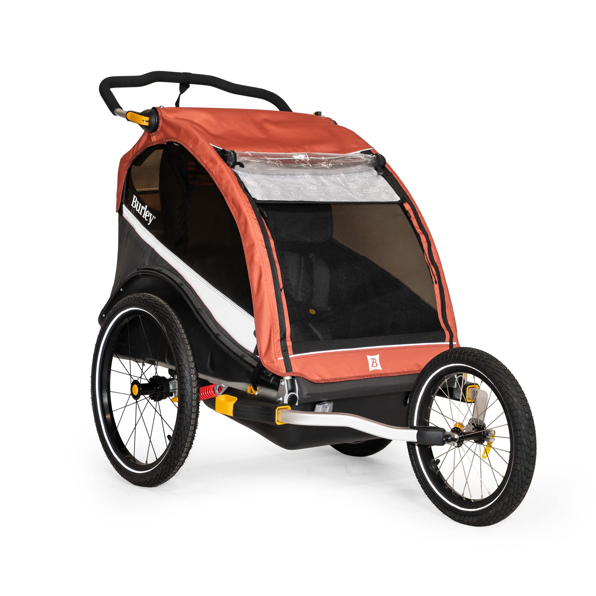 Burley Cub X, 2 Seat Kids Bike Trailer & Stroller — view 7