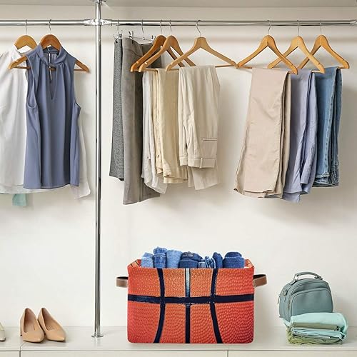 Miniatura 4 de Cesta de almacenamiento, cubo de pelota deportiva, básquetbol, caja de almacenamiento plegable grande, para juguetes, organizador de lavandería,