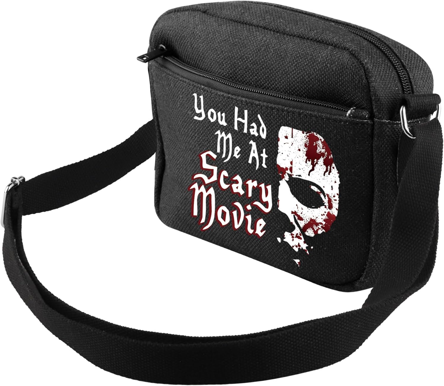 TOBGBE Horror Character Gifts You Had Me At Scary Movie Crossbody Bag Horror Movie Merchandise Killer Shoulder Pouch - Image 8