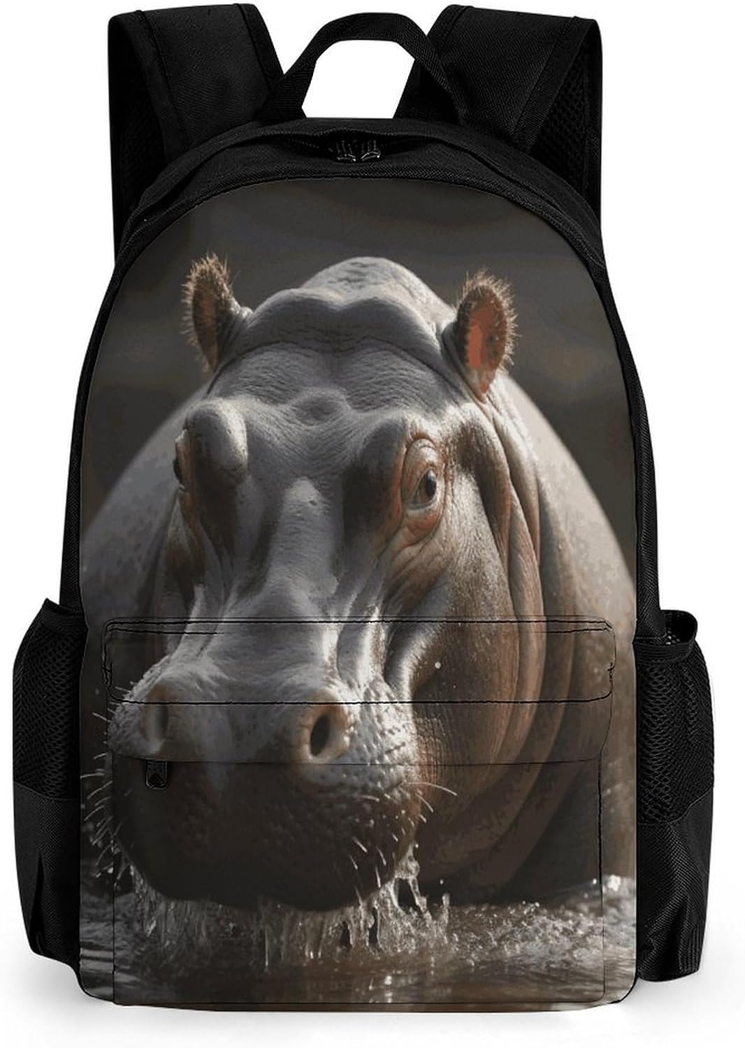 Hippo Backpack Daypack Travel Backpack | Lightweight Casual Laptop Backpack for Women Men Aesthetic Travel Bag for Weekender Business Hiking Outdoor