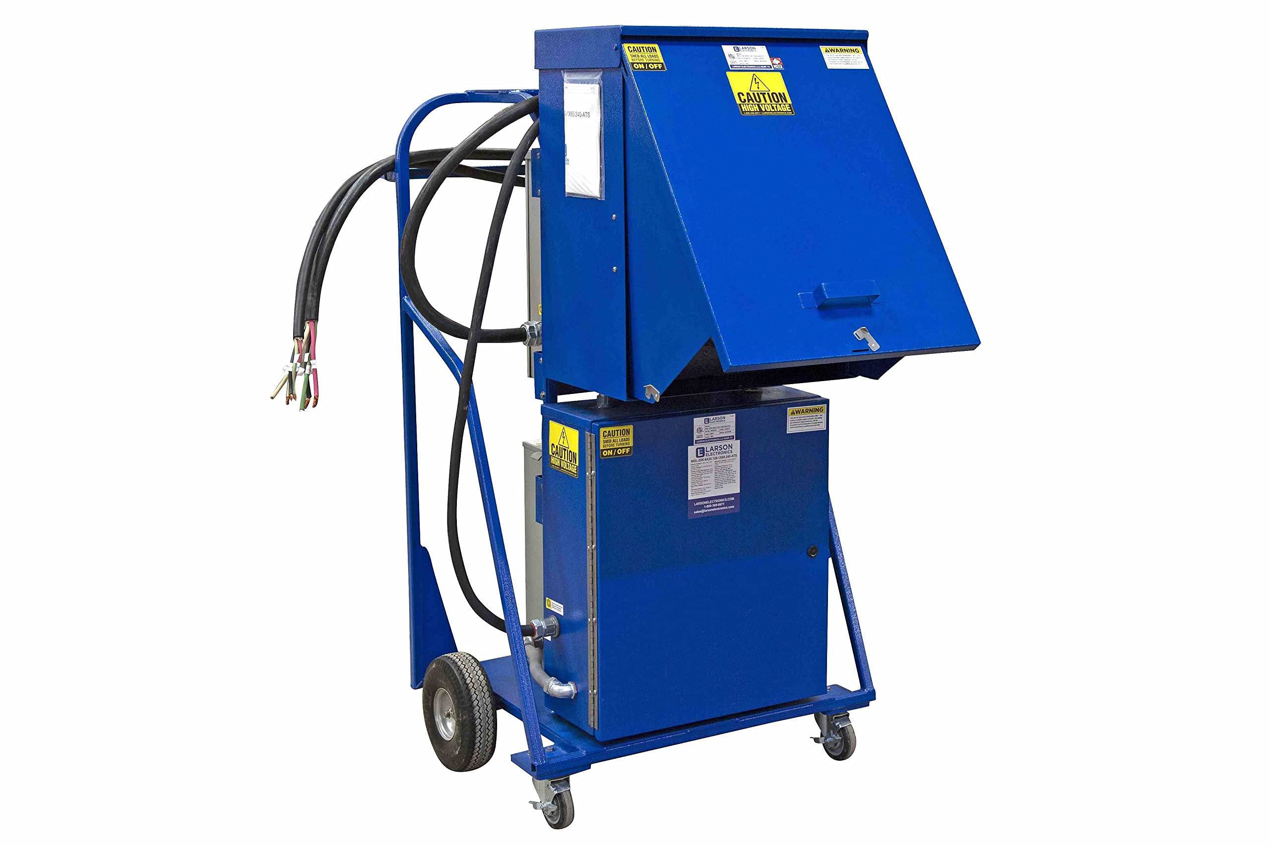 25KVA Temporary Power Distribution w/ 240V ATS - 480V to 120/240V 1PH - (1) 360R6W (6) 5-20R GFCI