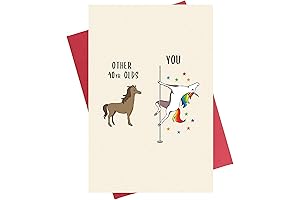 40th Birthday Card: Unicorn Humor for Fabulous 40 Year Olds