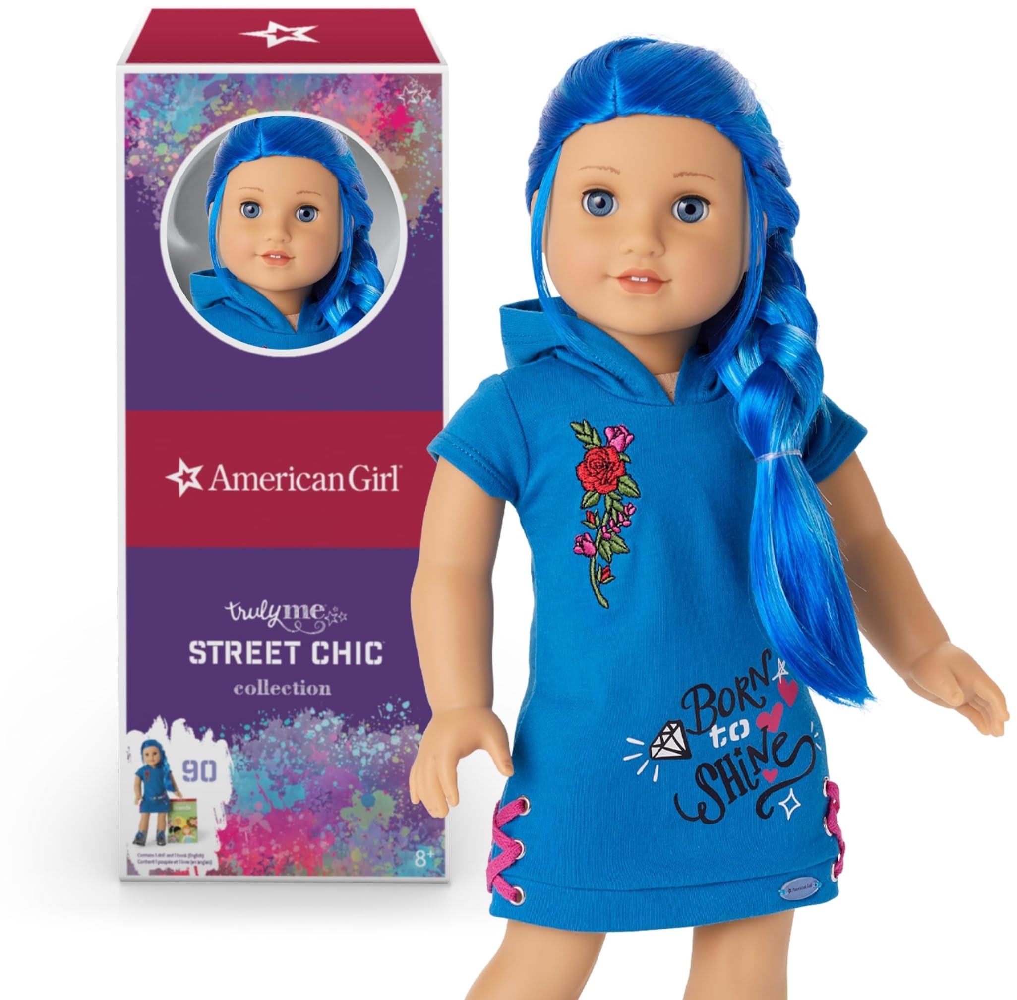 Amazon.com: American Girl Truly Me 18-inch Doll #90 with Blue Eyes