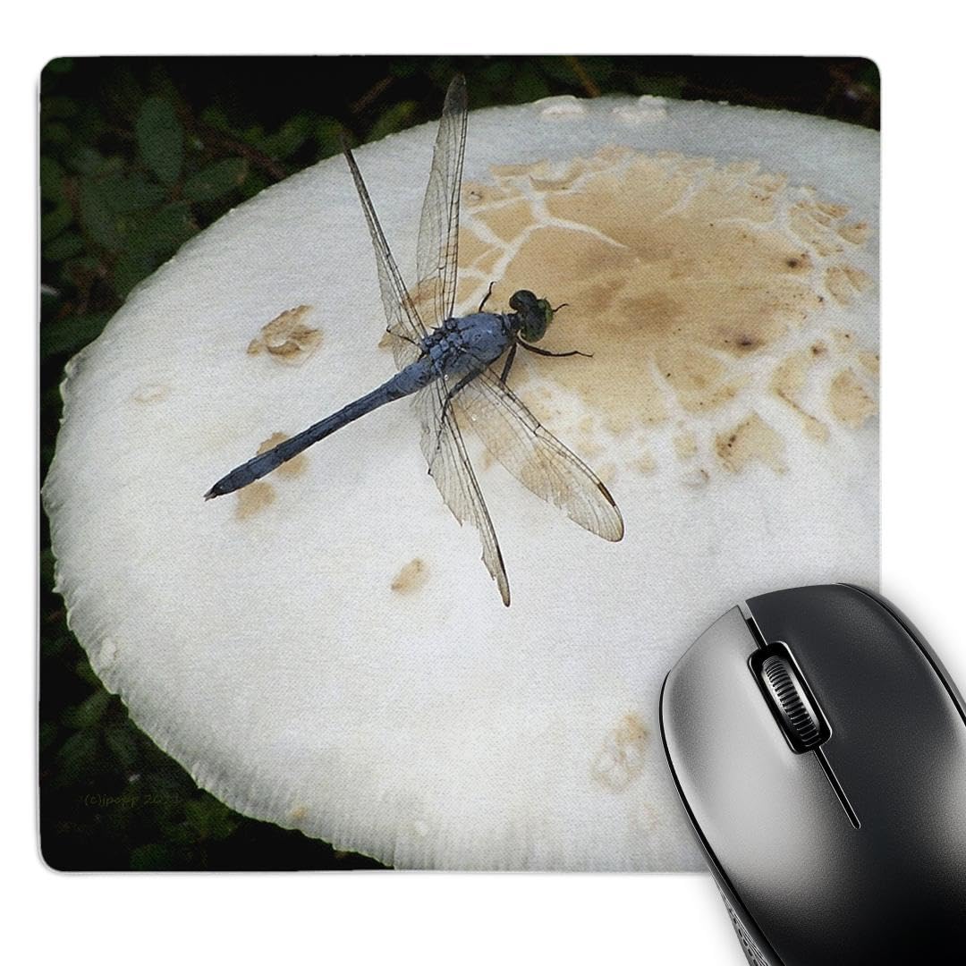 Bleu Libellule tapis de souris 20,3 cm antidérapant 3drose MP 19159 1 - 8
