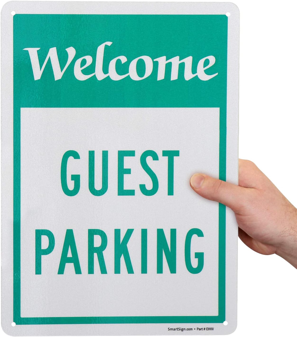 SmartSign Guest Parking” Sign 10" x 14" Engineer Grade