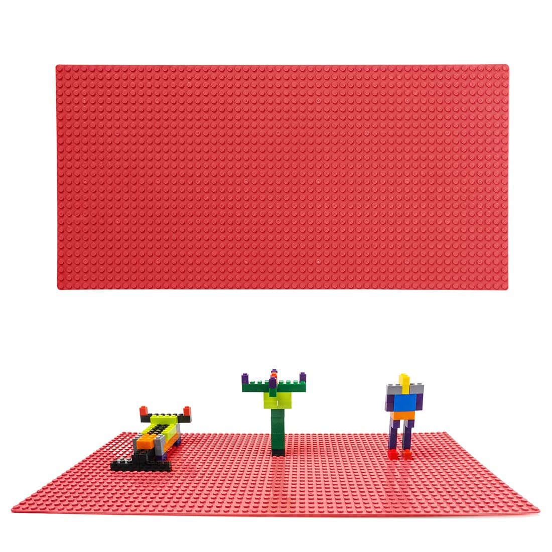 Construction Brick Play Set For Kids|Learning Building Blocks|Age 3+ Years|Bis-Approved (Base Plate),Multi