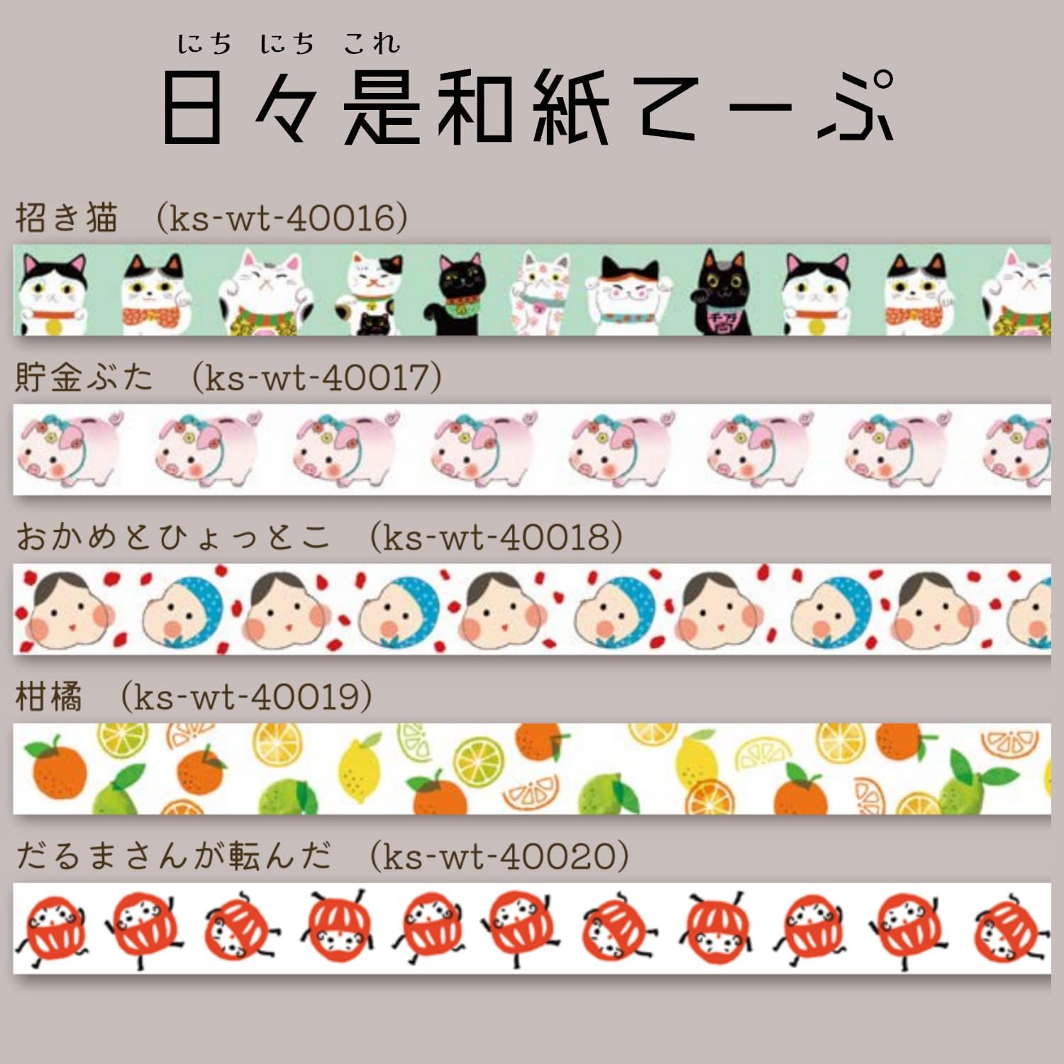 シール堂 Sealdo Shinzi Katoh ks-wt-20021 Masking Tape, Daily It’s Washi Tape, Set of 2, Panda, Shiba Inu, 16.4 ft (5 m) Rolls, Made in Japan