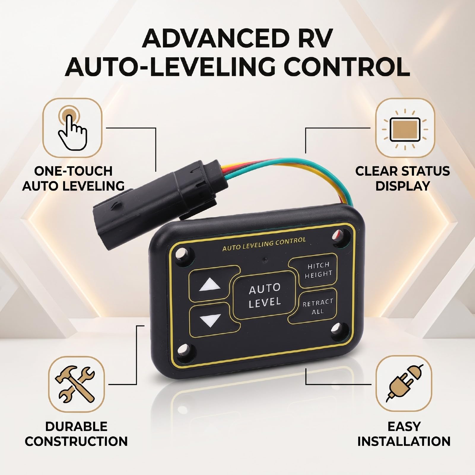 Haofy Lippert 425306 Panel Dotykowy Systemu Poziomowania RV – Zamiennik