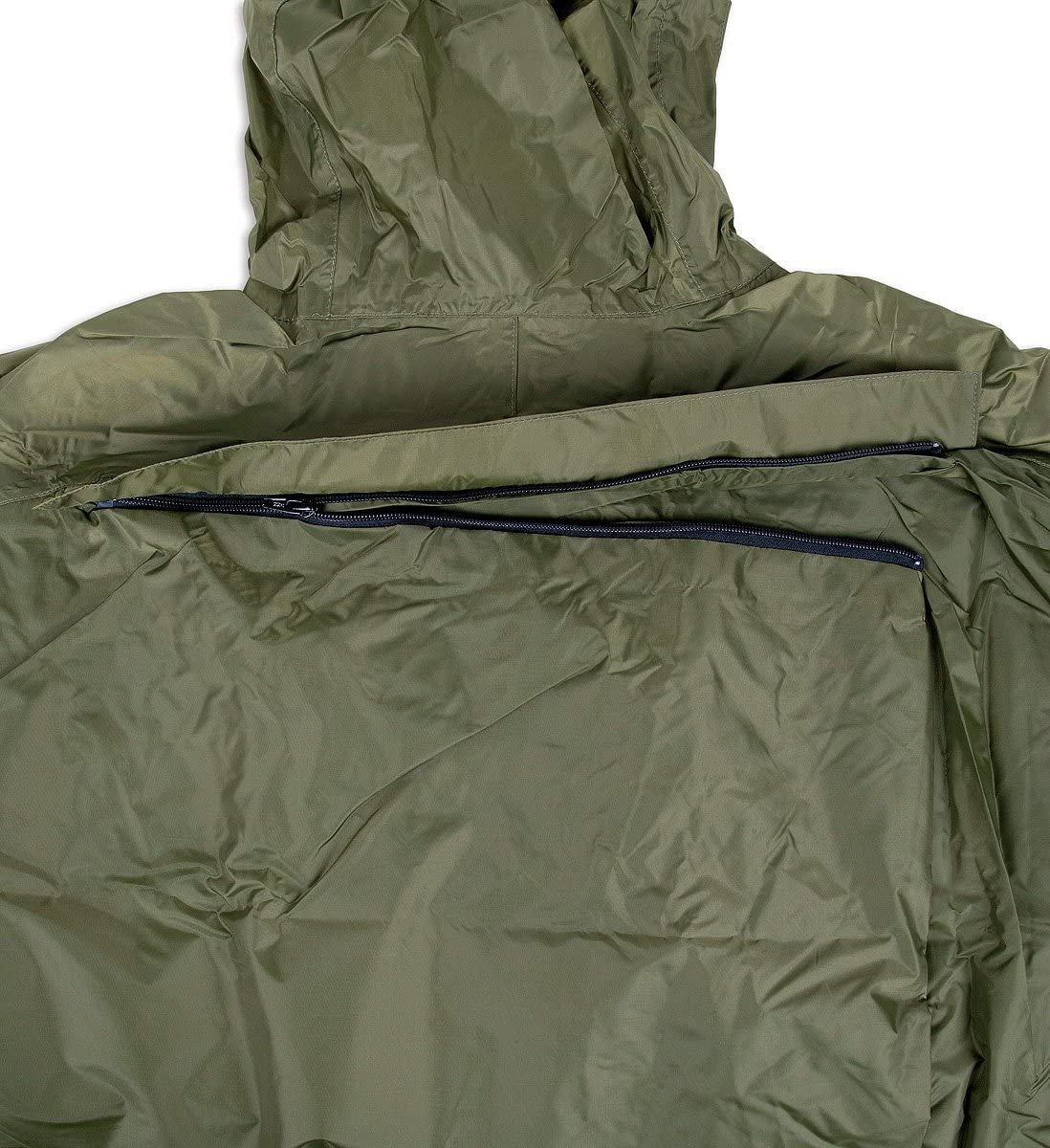 Tatonka Cape Regenponcho - Wasserdichter Regenüberzug mit integriertem Rucksack-Regenschutz und Kapuze mit Schnürzug - Inklusive Beutel - Größen XS - L