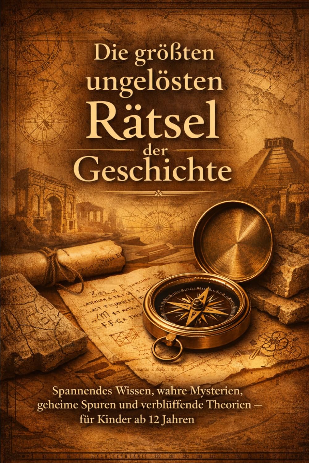 Die größten ungelösten Rätsel der Geschichte: Spannendes Wissen, wahre Mysterien, geheime Spuren und verblüffende Theorien – für Kinder ab 12 Jahren