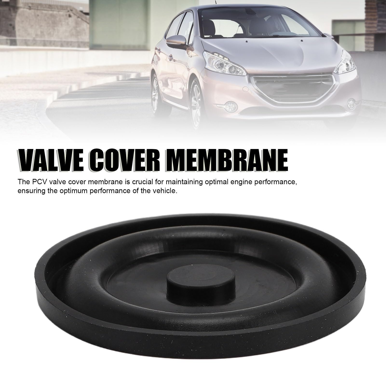 Couvercle de Soupape Caoutchouc à Membrane, Ajustement Précis 9811067580, 9676193780, 9806820880 Remplacement de C3, DS3, 208, 301, A94, M3 M4, T9F avec Standard