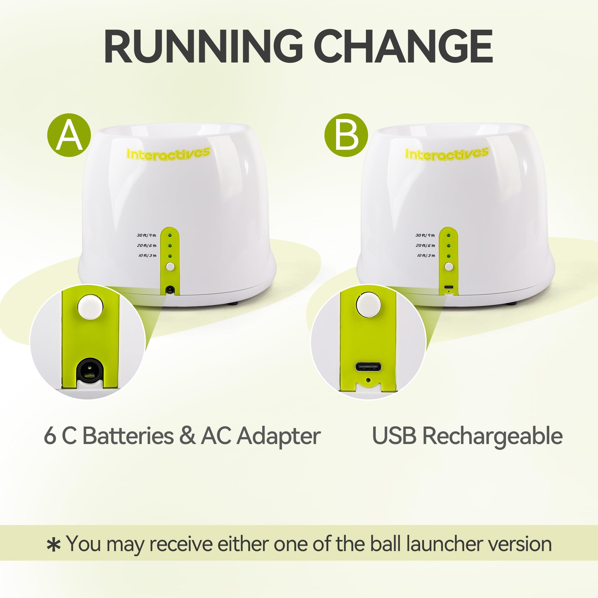 ALL FOR PAWS Lanceur de balles Automatique interactif pour Chien, Machine à Lancer de balles de Tennis pour Dressage de Chiens de Petite et Moyenne Taille, 3 balles incluses, Version Mini