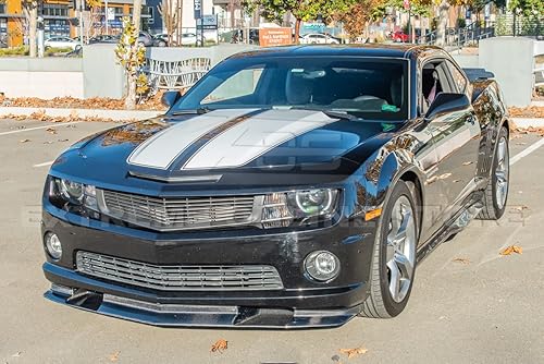 Miniatura 4 de Repuesto para modelos Chevrolet Camaro SS 2010-2013 | TL1 estilo fibra de carbono parachoques delantero inferior alerón divisor de labios