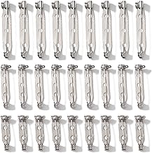 100 Pcs 20/25/32mm Silver Craft Safety Pins for Jewelry Crafts