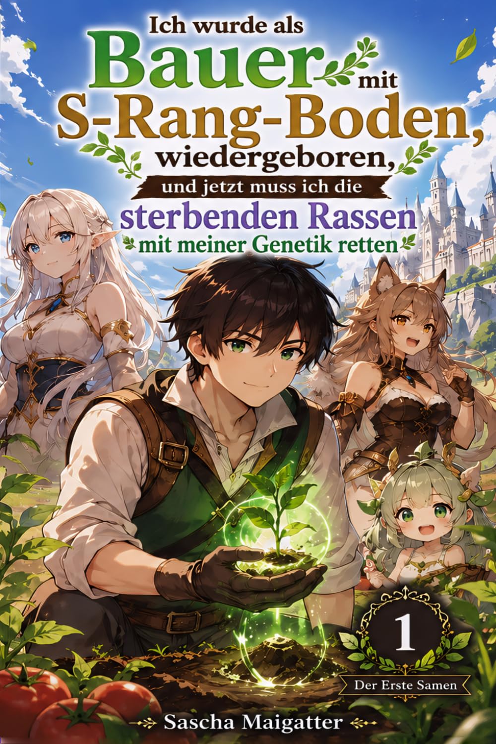 Ich wurde als Bauer mit S-Rang-Boden wiedergeboren, und jetzt muss ich die sterbenden Rassen mit meiner Genetik retten: Volume 1: Der Erste Samen