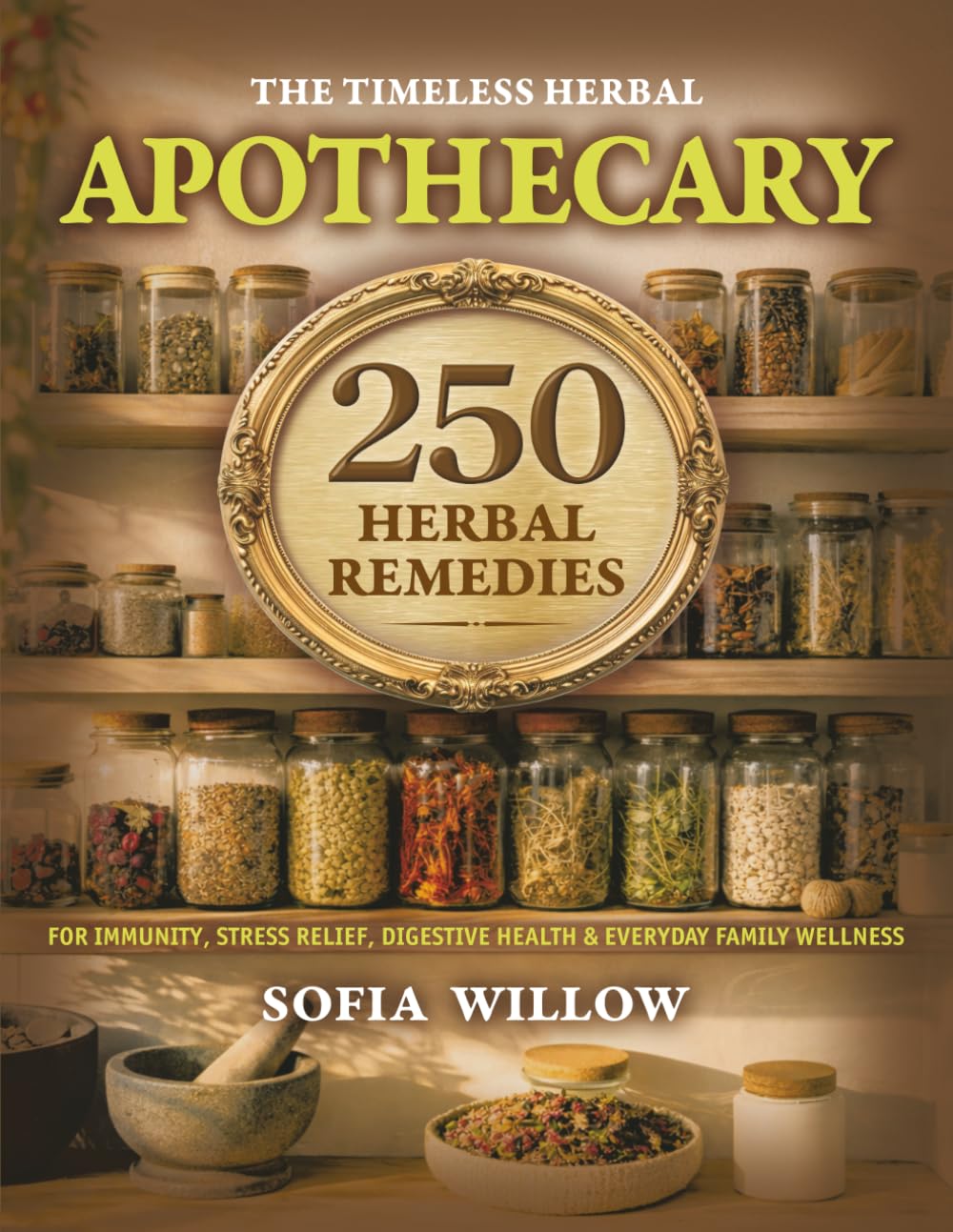 The Timeless Herbal Apothecary: 250 Herbal Remedies for Immunity, Stress Relief, Digestive Health & Everyday Family Wellness | Gift Edition (The Herbal Wellness Collection)