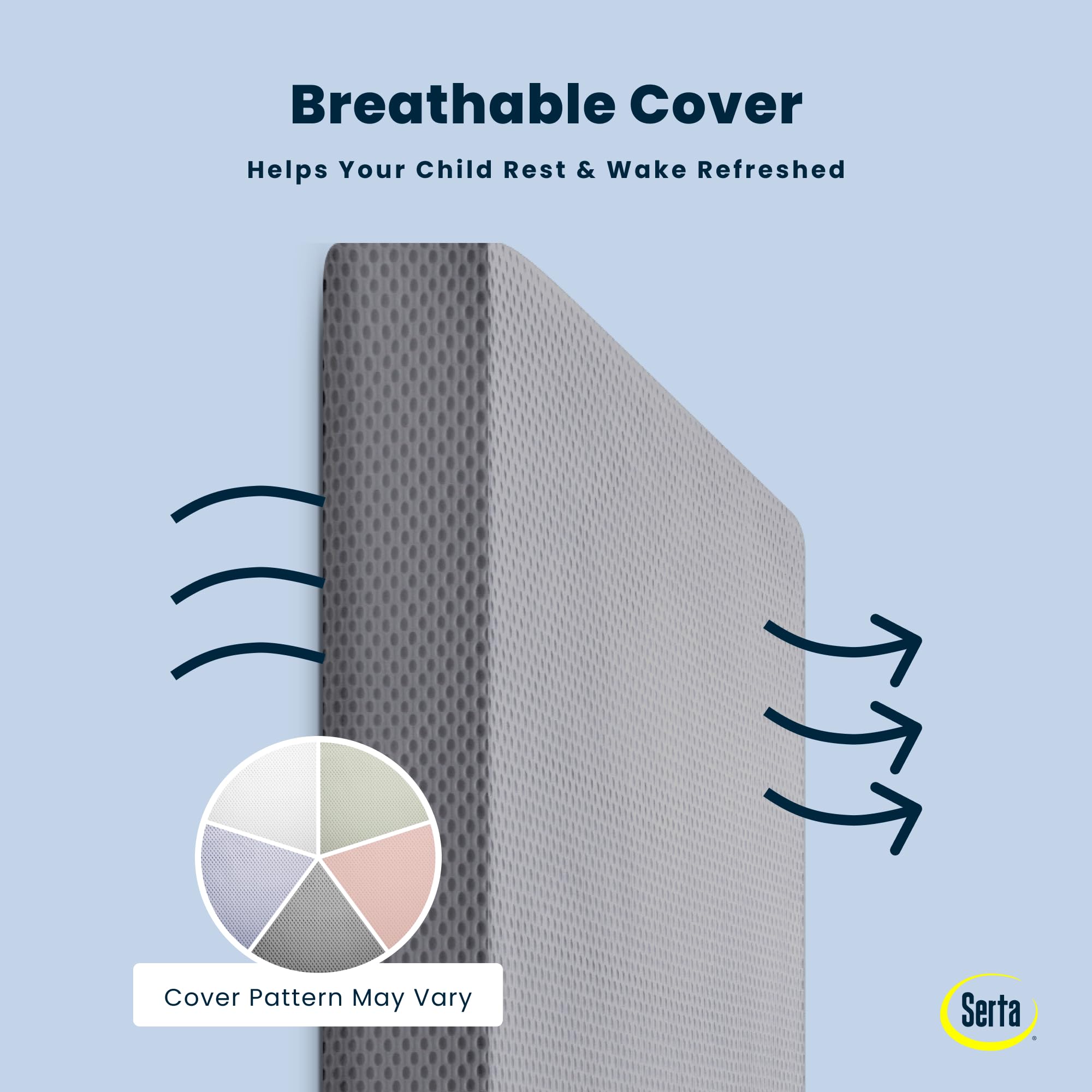 Delta Children Crib Mattress - 2-Stage, Breathable & Waterproof -3