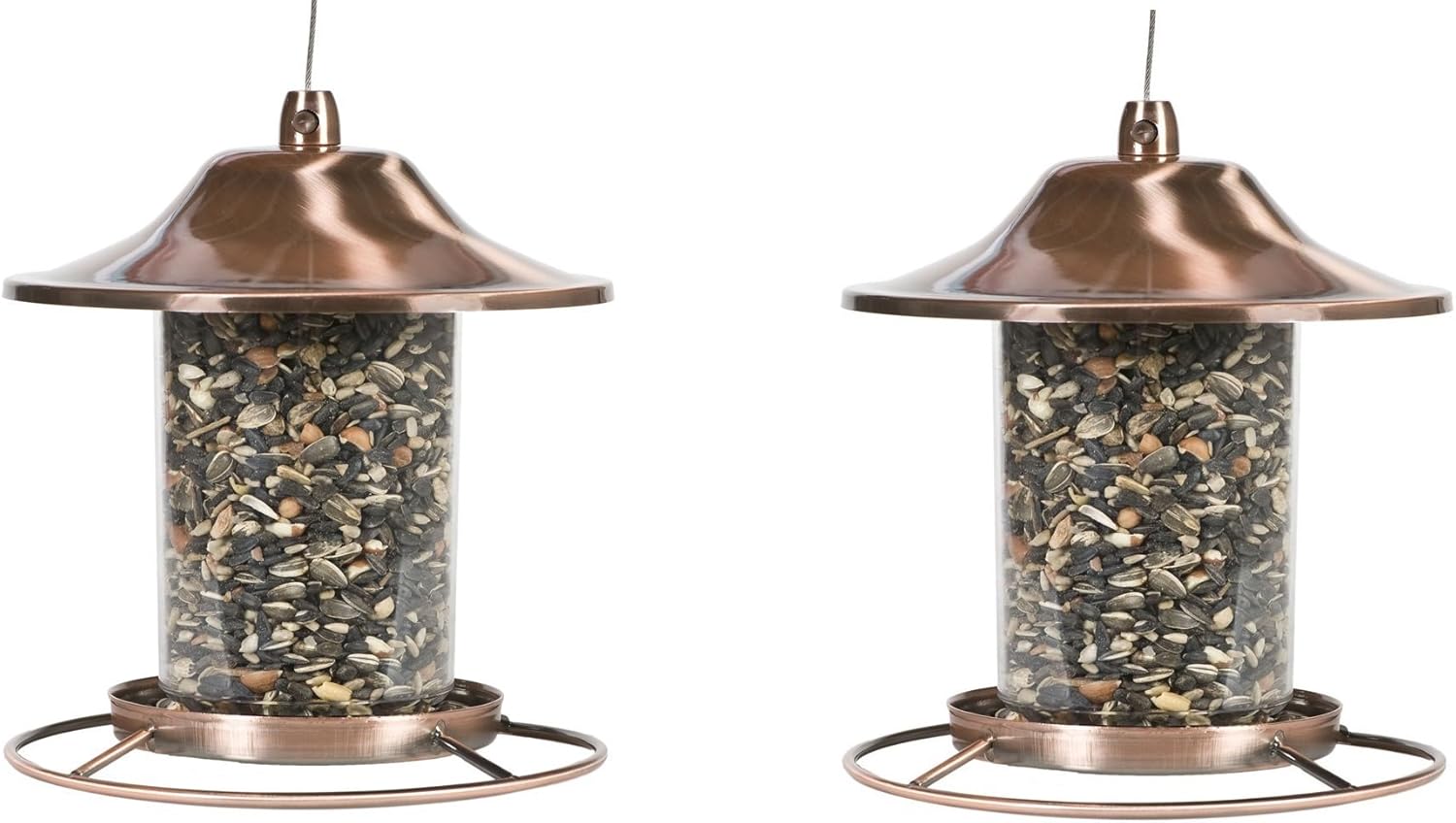 Perky-Pet Panorama Copper Fish Bird Feeder