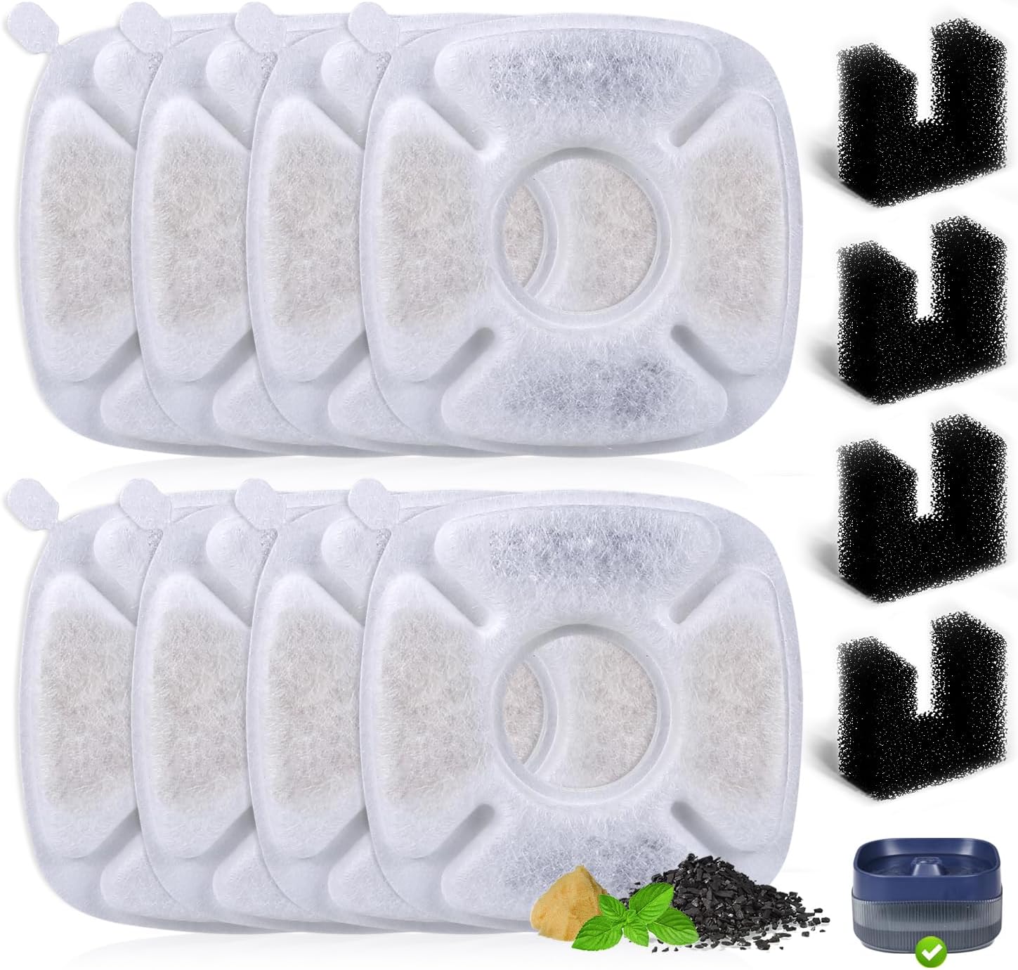 Loomla 4 Pack Replacement Filters & 2 Pack Replacement Pre