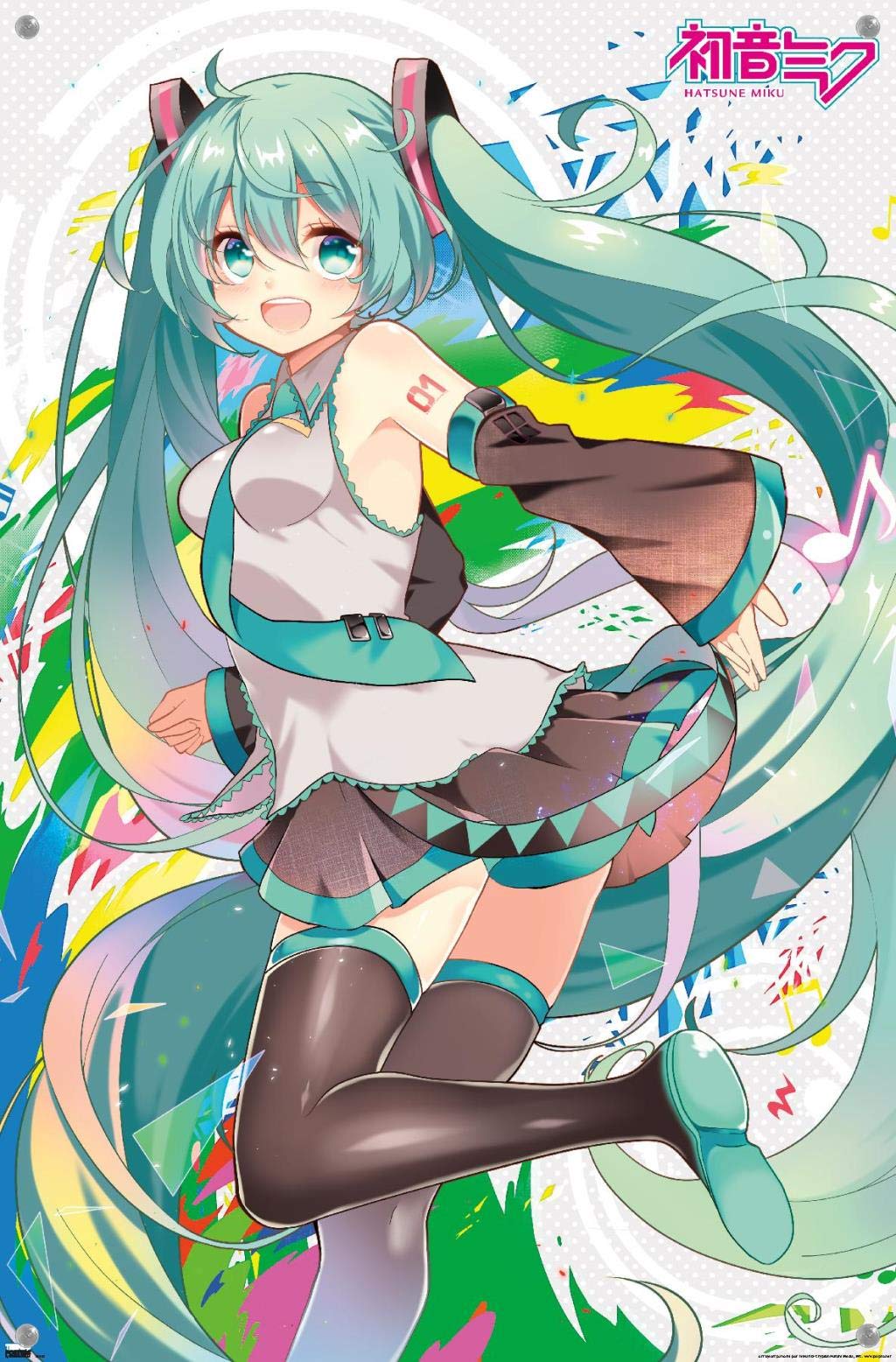 M☆Splash!! MIKU ピクチャーボード Amazon.com: Trends International Hatsune Miku - Color Splash Wall