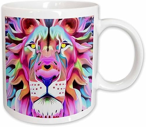 3dRose An Unreal Dreamlike Lion Fantasy Art - Mugs (mug-377653-1)