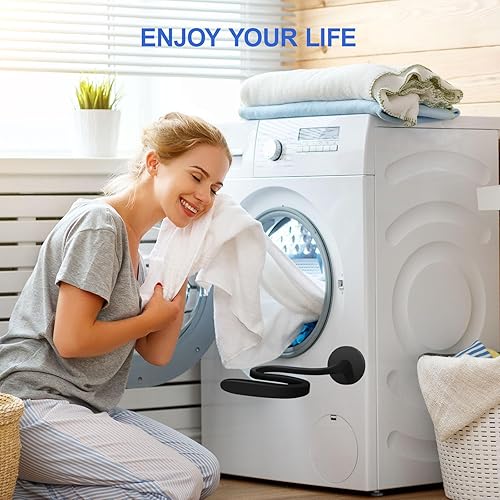 Miniatura 7 de Accesorio de puerta de lavadora de carga frontal mejorado, fácil de usar y doblar la puerta de la lavadora abierta, mantiene tu lavadora abierta