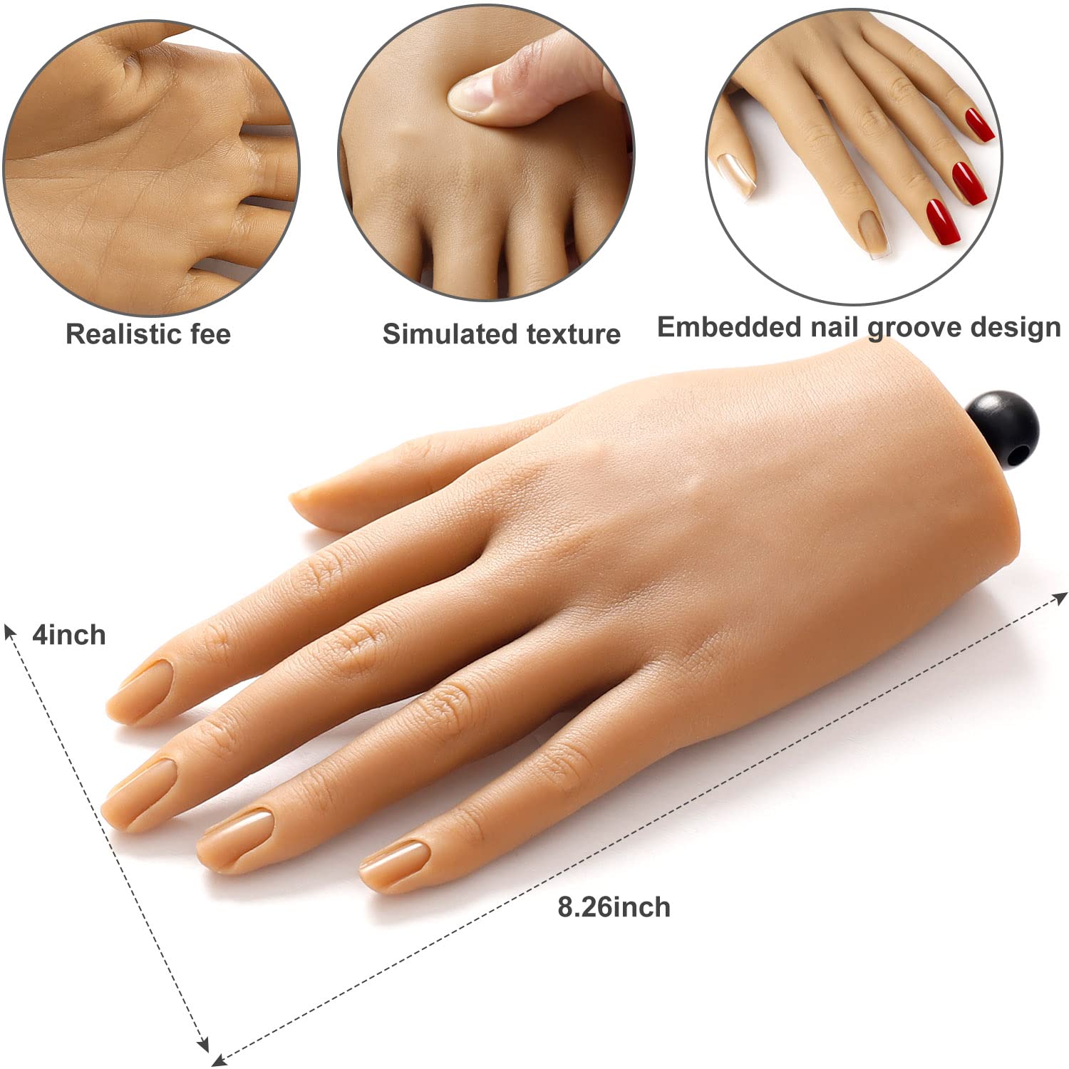 Practice Hand for Acrylic Nai...B097816WTJ