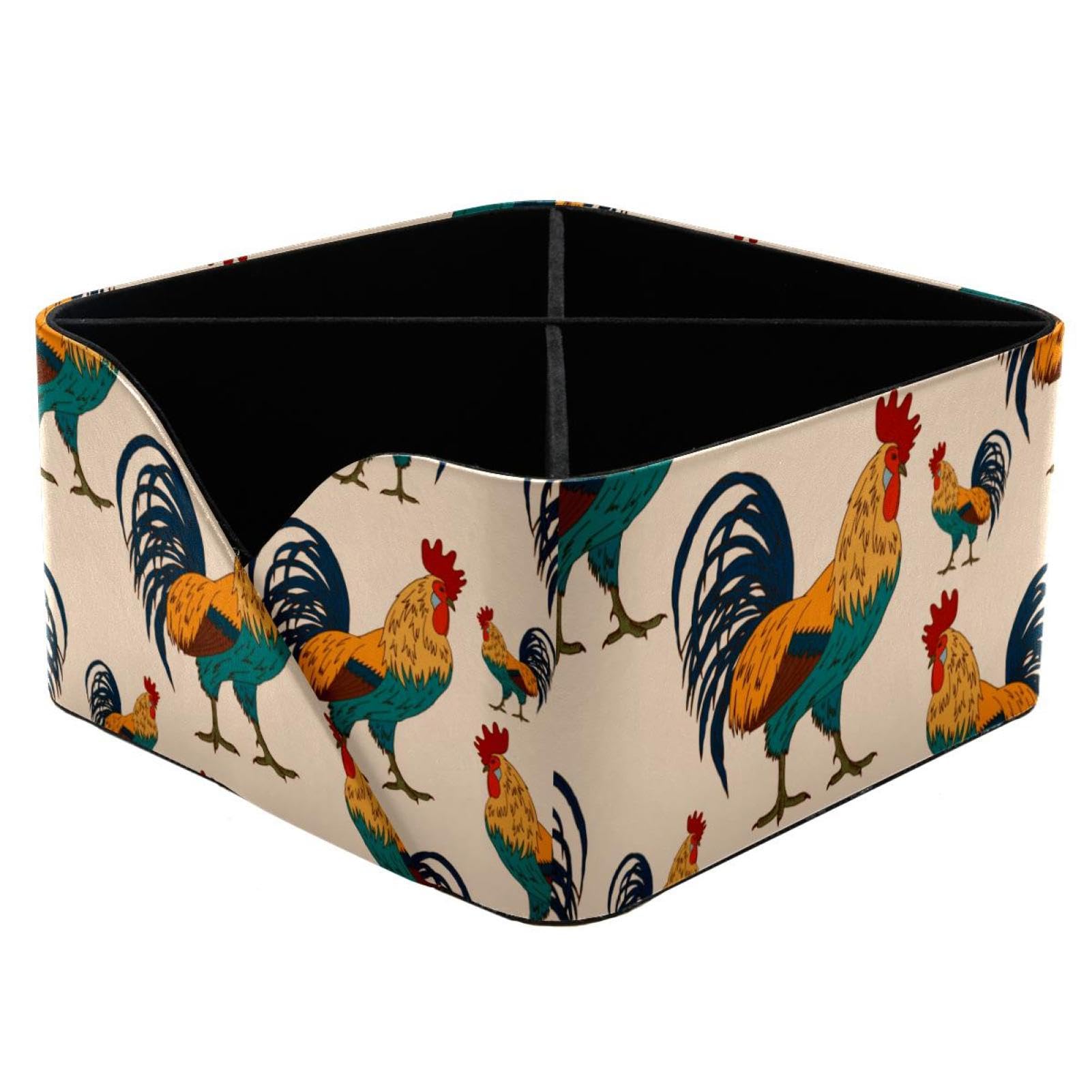 Organiseur de bureau coq pot de rangement et porte-crayons maison