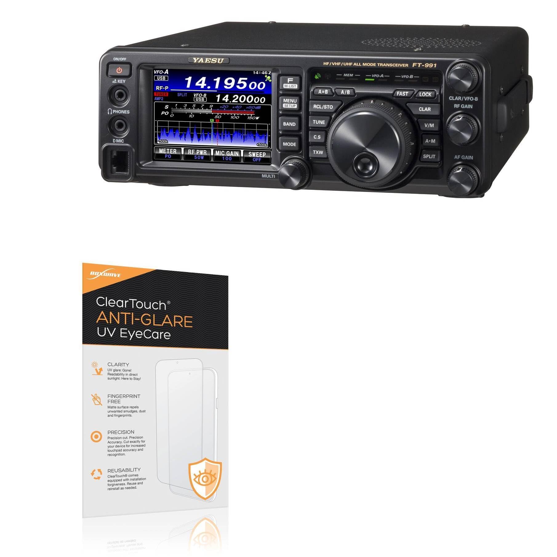 BoxWave Screen Protector Compatible With Yaesu FT-991 - ClearTouch Anti-Glare Anti-UV EyeCare (2-Pack), Filters out Harmful Blue Light Reduce Fatigue