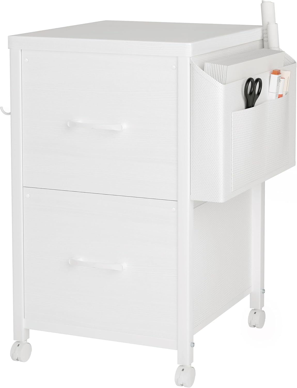 ROSONG 2 Drawer File on Wheels for Home Office, Two