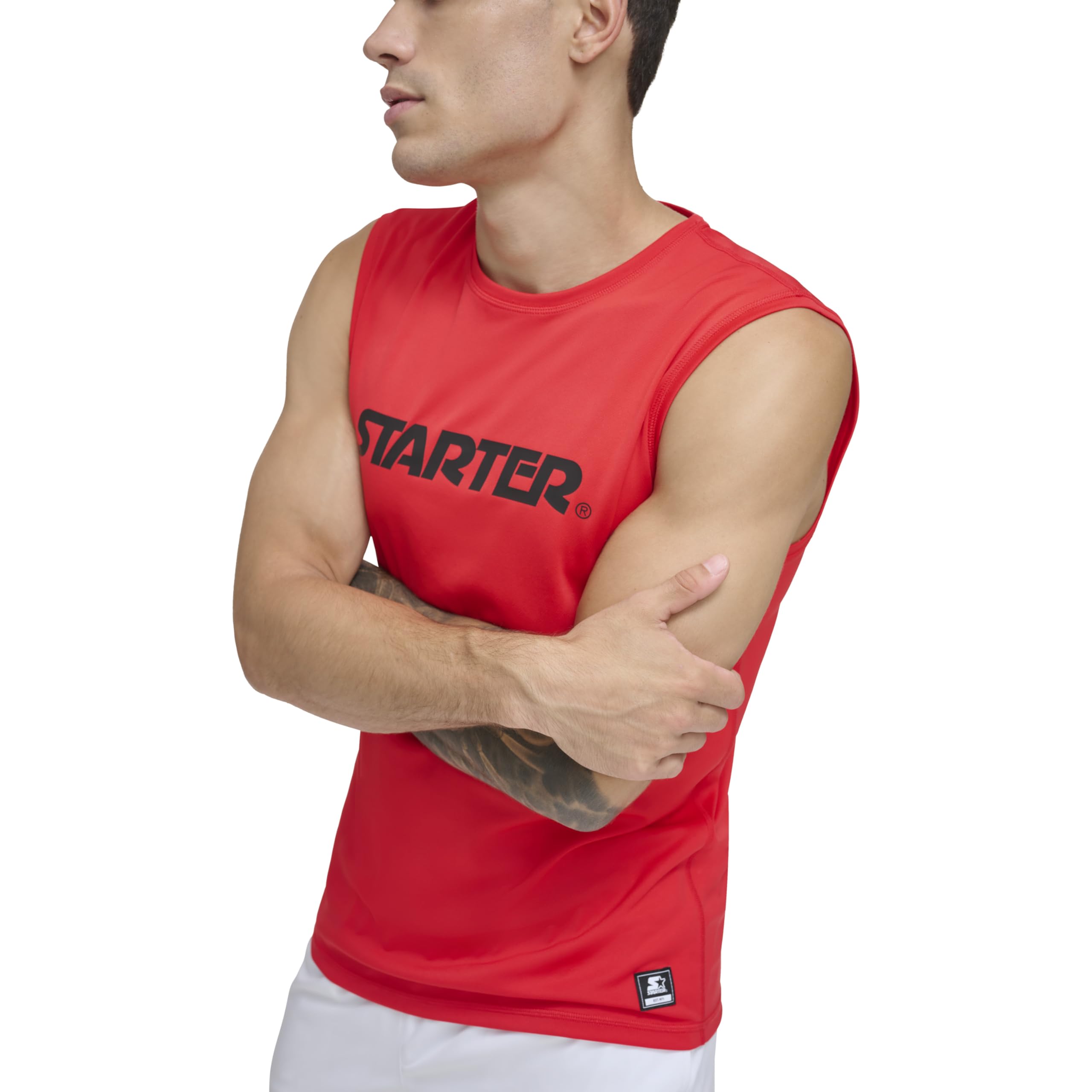 Starter Men's Quick Dry Sleeveless Lightweight UPF Active Top
