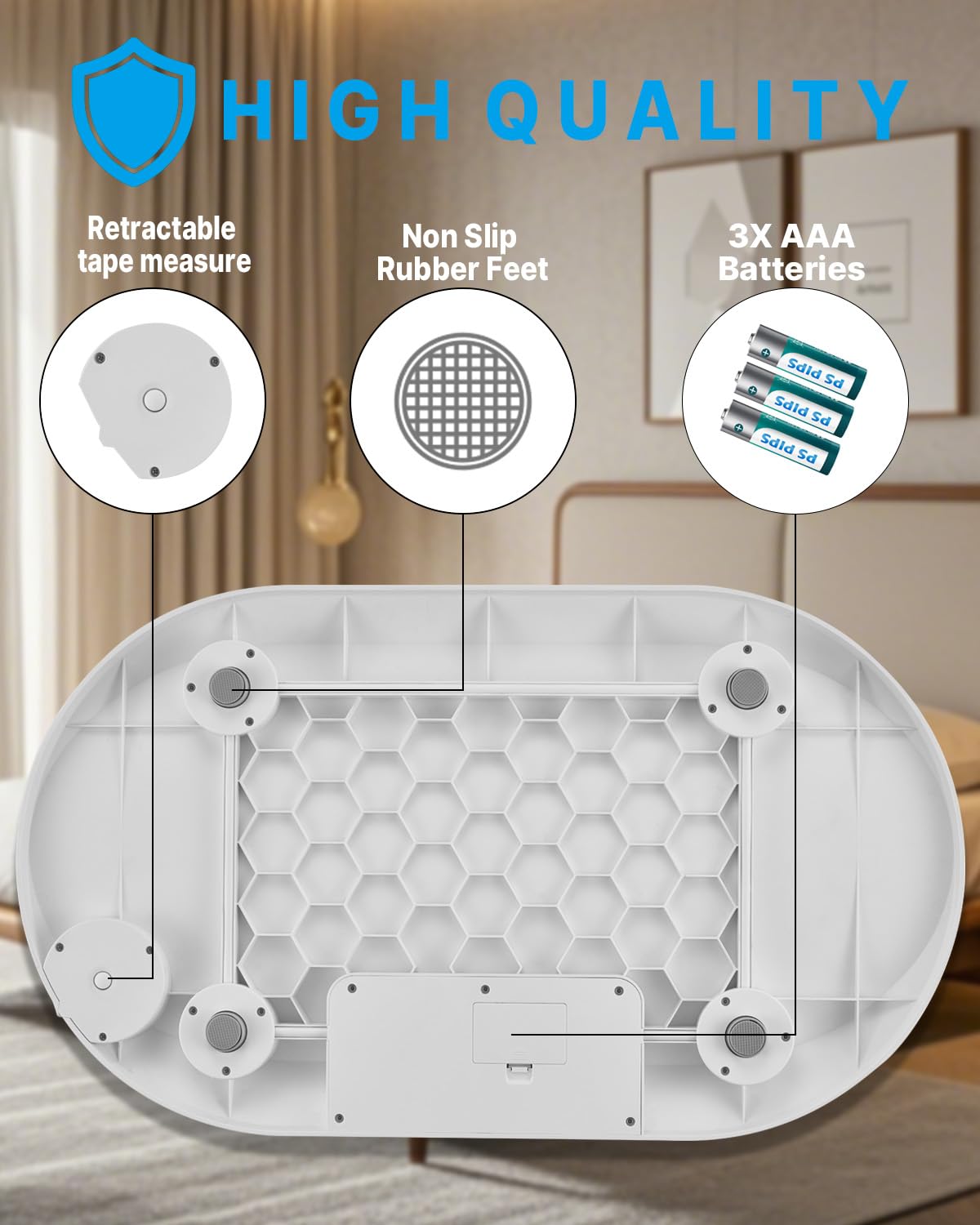 Pèse-bébé électronique LED 40 kg, balance numérique nourrisson animal de compagnie