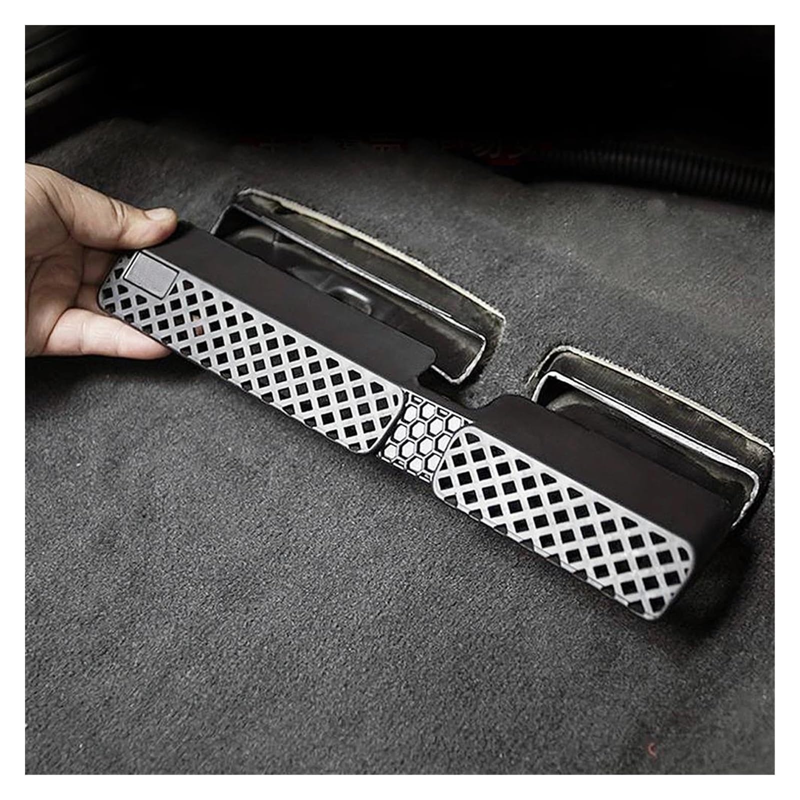 decoraciones interiores coche Para 2014-2020 debajo del piso asiento para aire acondicionado de calor CA para rejilla salida ventilación para cubierta protectora