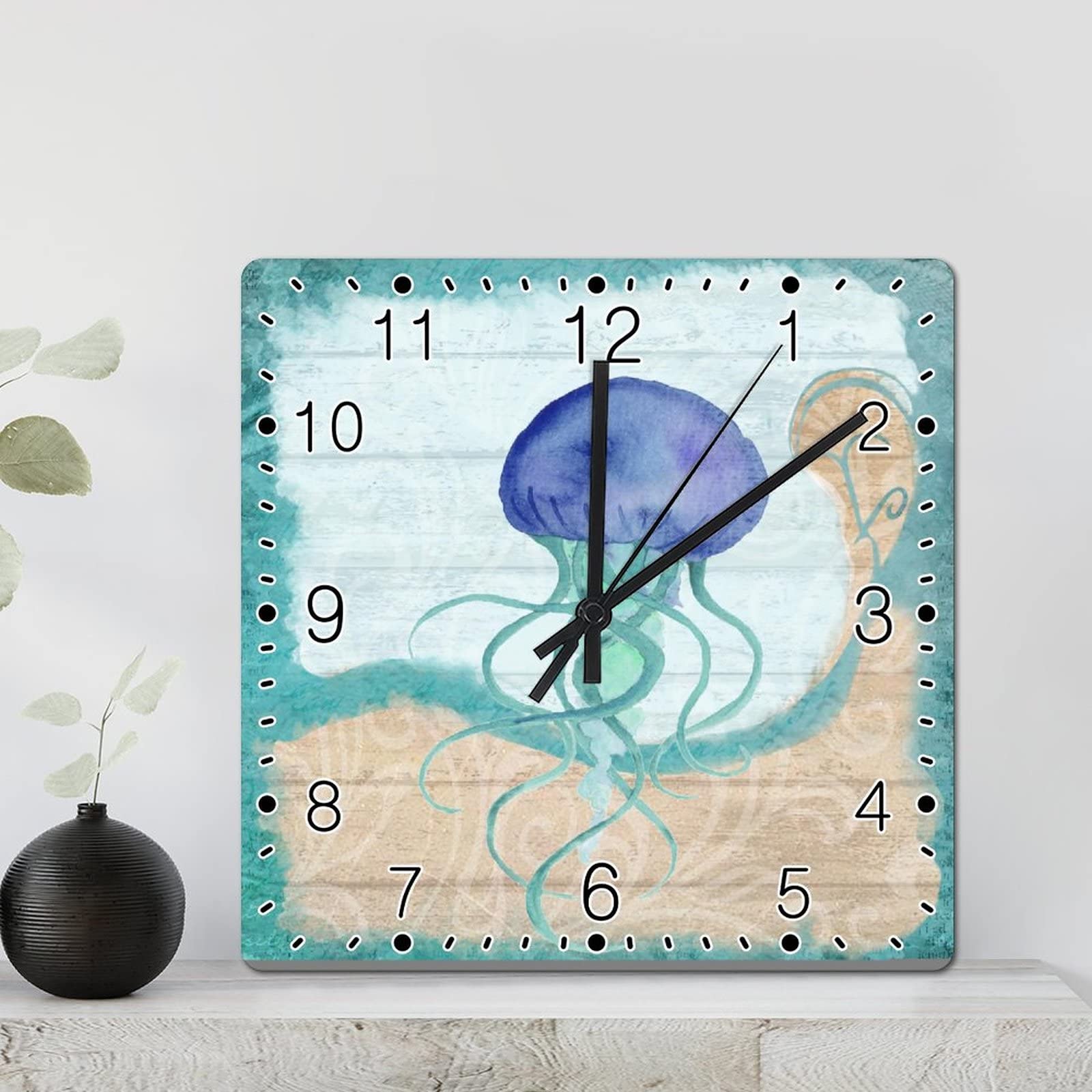 Grande horloge murale silencieuse pour retrouver le sommeil en chambre