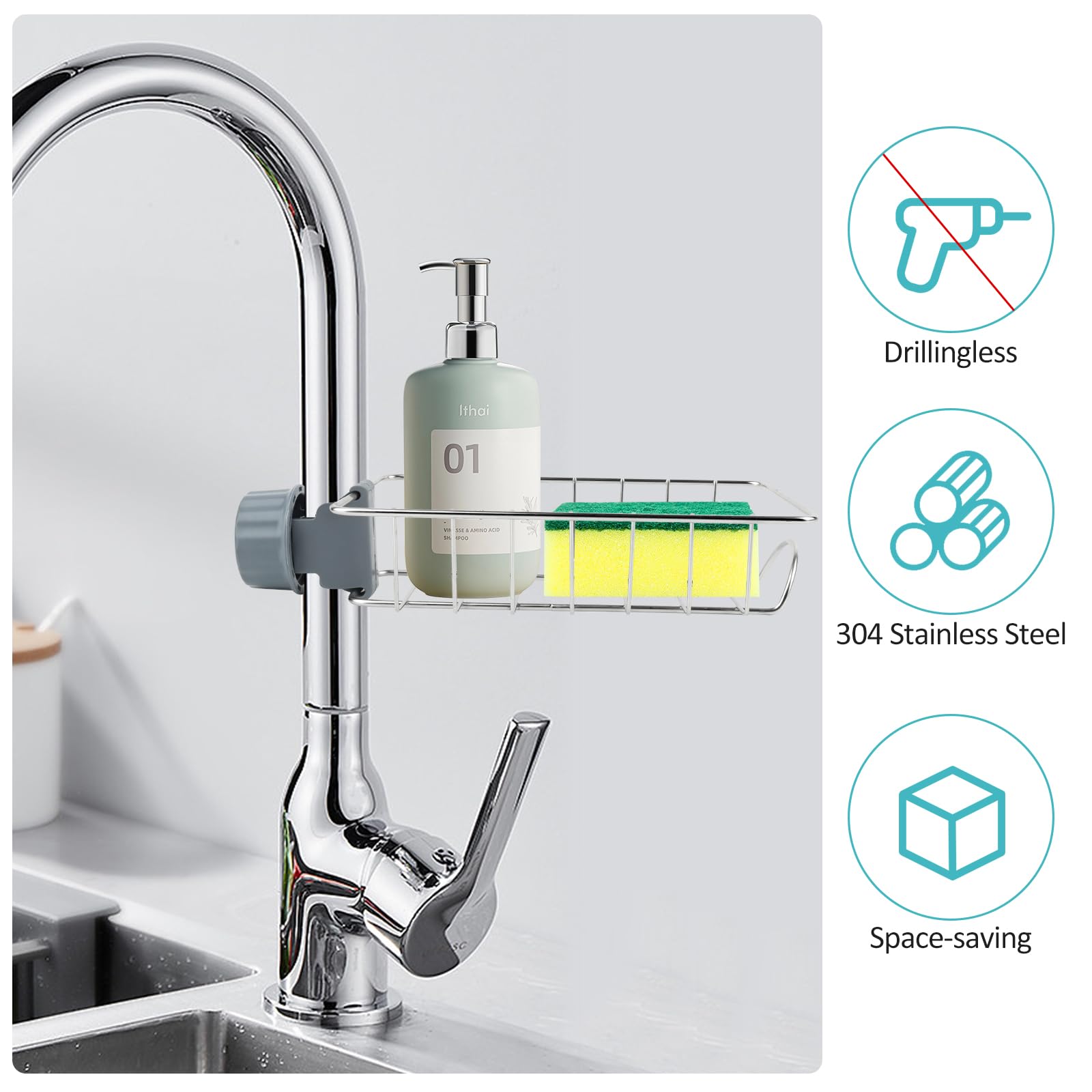 Porte Savons Mural | Support Mural Pour Savon Liquide