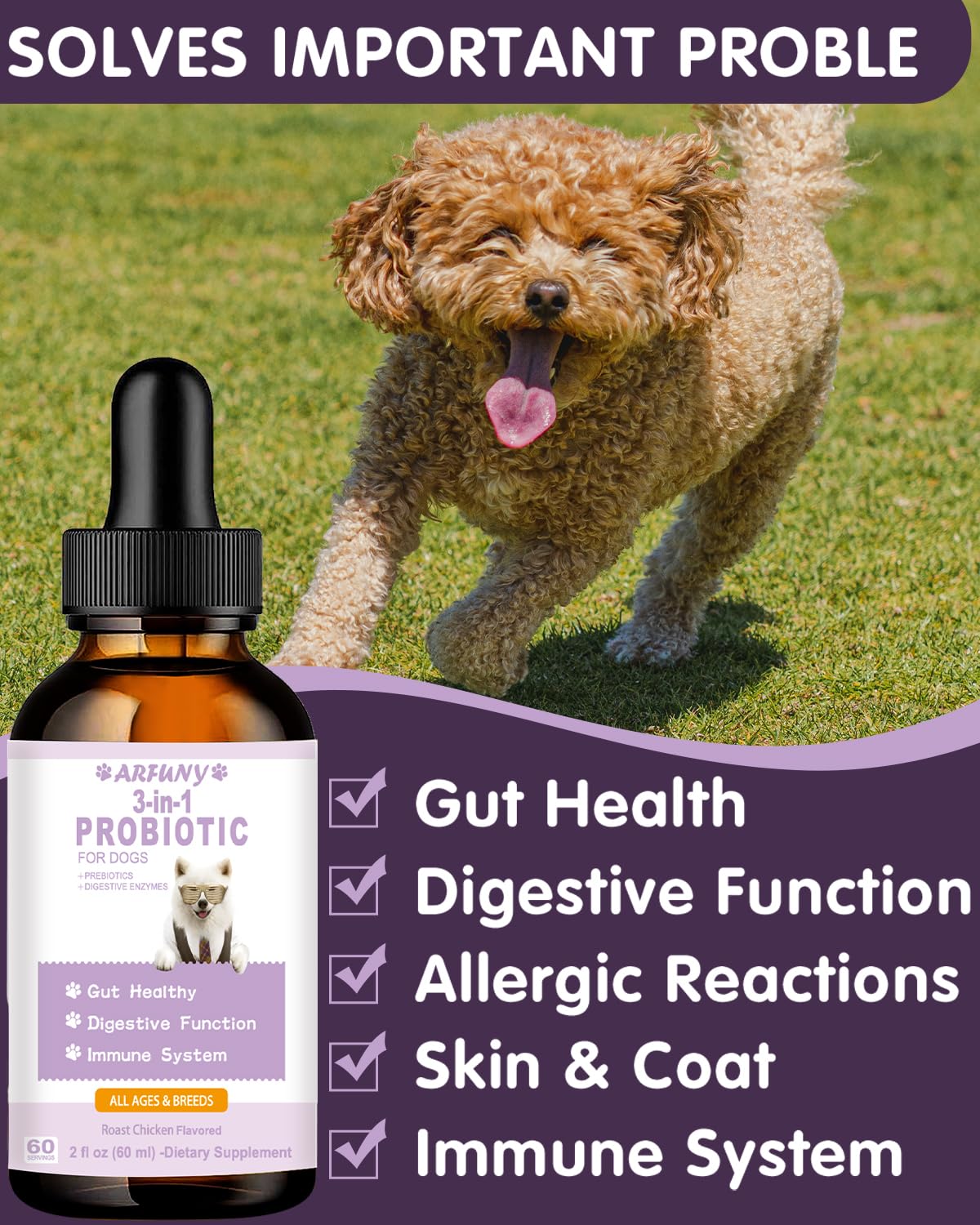 Amazon.com : Probiotics for Dog - Liquid Probiotics for Dogs 